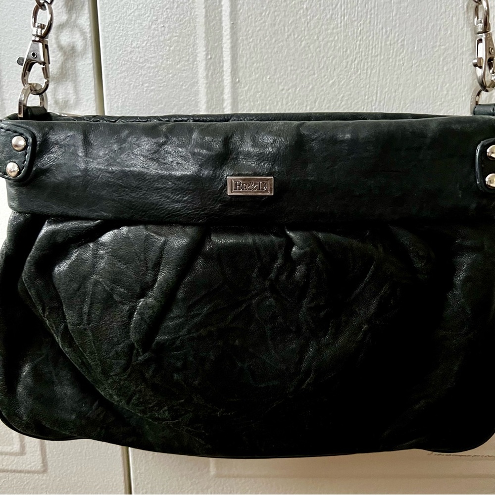 BE&D Black Leather Studded Bag - Picture 2 of 9